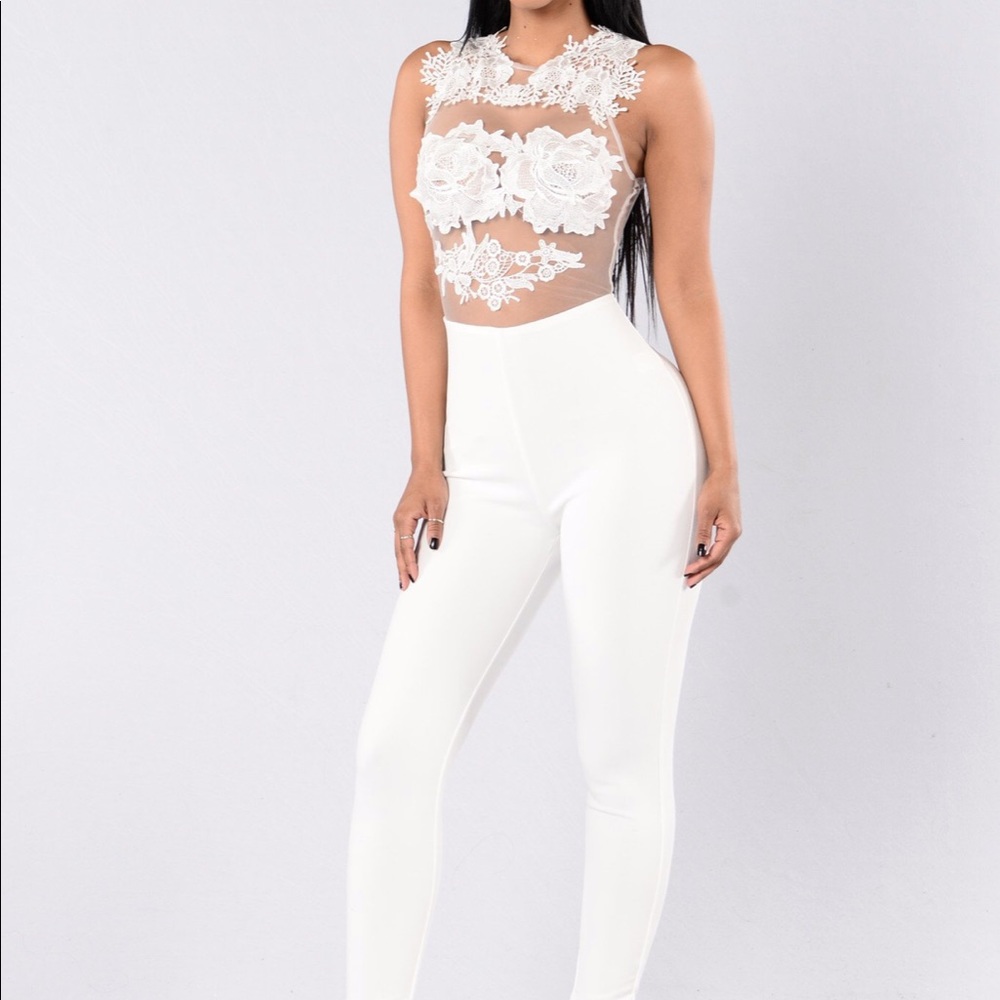 Women’s white romper